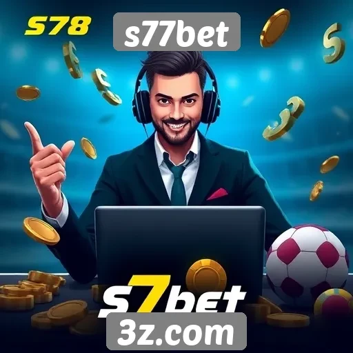 experiência de jogo no s77bet com suporte ao cliente